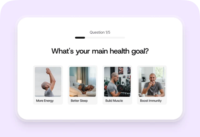 Quizell features card image