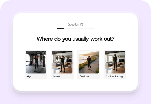 Quizell features card image