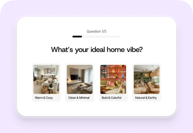 Quizell features card image